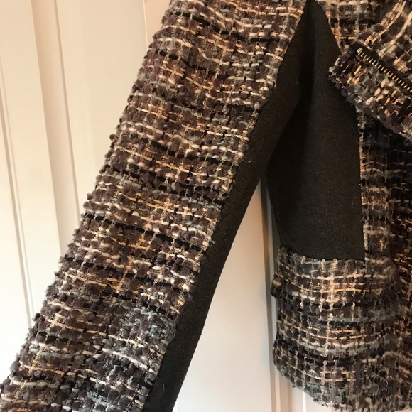 Pookie & Sebastian cropped tweed blazer - Picture 4 of 7